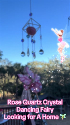 ✨ She dances where the light remembers her name… The first of my Crystal Dancing Fairies has awakened. 💗🧚‍♀️ Hand-chosen crystals. Soft window light. A little everyday magic for your sacred space. 🌙 Follow for more Moon Goddess enchantment ✨ #MoonGoddessApothecary #CrystalFairy #MoonGoddessApothecary #foryourpage #fairy