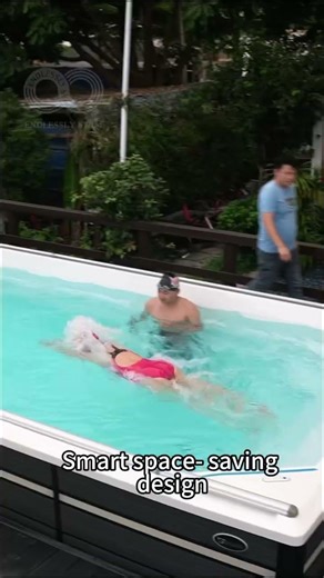 Small backyard?no problem #endlesspools #pool #swimmin #swimmingpool #swimpool