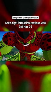 Perfect interactions with cell and Cell Max 🔥 #dbz #dragonballsupersuperhero #dragonballz #sparkingzero #deagonballsparkingzero #perfectcell #cellmax #cell #gaming #ps5 #xbox | DBZ SUPER PAGE