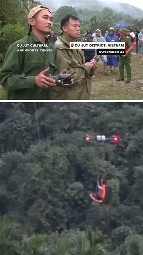 Farmer suspended on zipwire in attempt to escape flood