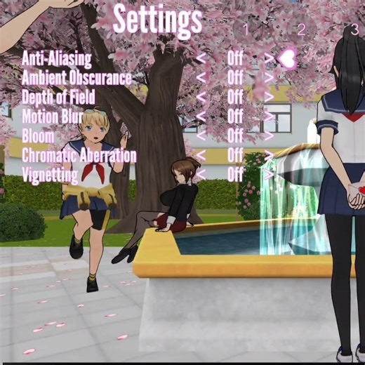 شرح كيف نضبط اعدادت ياندري😭💕 #اكسبلور #اهميه #اهميه #yandere #yanderesimulator #اعتني #genshinimpact