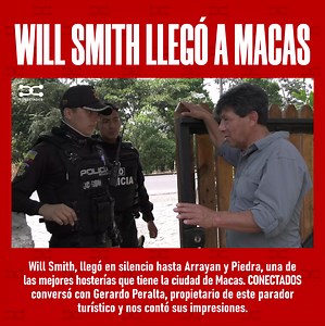 75K views · 2.2K reactions |  Artista Norteamericano, llega a Macas para ir hasta la cueva de los Tayos. Conversamos con el propietario de la Hostería Arrayán y Piedra, en donde hace su periplo Will Smith. | Conectados Ecuador | Facebook