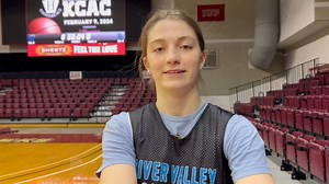 River Valley guard Ava Persichetti talks about facing Penns Manor and what the Panthers need to do to capture their second straight Heritage Conference title tomorrow night. | Cat Country 106.3 FM