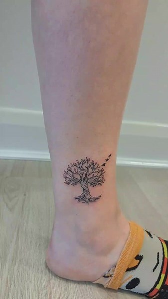 Cute Tree of Life Tattoo Design Tutorial