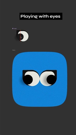 Playing with eyes in figma #figmatutorial #figma #figmadesign