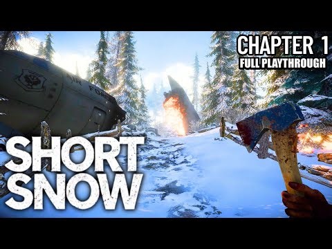 SHORT SNOW Full Playthrough | Open World Survival Indie Horror Game | by Mubdev