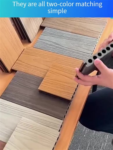 New 18mm Water-Resistant PVC Artificial Hollow Composite Decking WPC Waterproof Co-Extruded Wood Easy Install Outdoor Garden