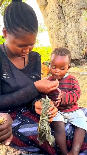 ❤️🤗 A Mother’s Love | Cooling a Tasty Traditional Meal for Her Baby.#foryou #shortsfeed