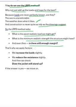 Why do we use LRFD method ?