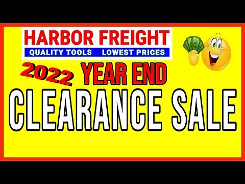 Harbor Freight End of Year Clearance Sale Over 150 New Tool Deals