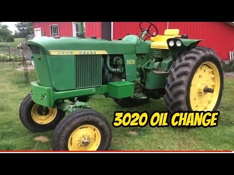 How to change the oil on a John Deere 3020