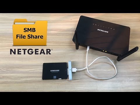 How to turn NETGEAR router into network storage server