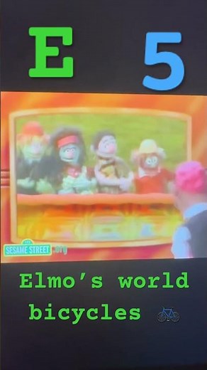 E 5 Elmo’s world bicycles 🚲