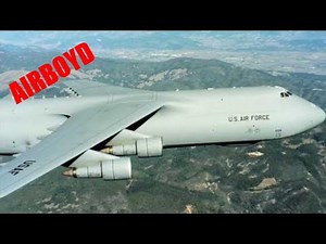 The Majestic C-5 Flying Over California