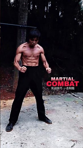STEEL-BODY COMBAT⚡ Explosive Punches & Kicks | Kung Fu Qi 实战技巧 #martialarts