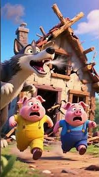 The Three Little Pigs | A Classic Moral Story for Kids | 3D Animated Story