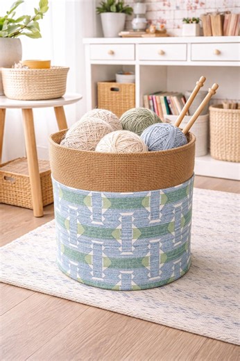 Gorgeous Fabric Planter - Etsy