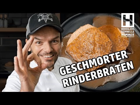 Quick braised beef roast recipe by Steffen Henssler