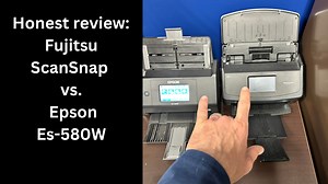 Watch Review&colon; Fujitsu Scan Snap vs. Epson Es-580W. Which is best? on Amazon Live