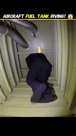 Aircraft Fuel Tank Diving 😱 – The Job No One Wants to Do!