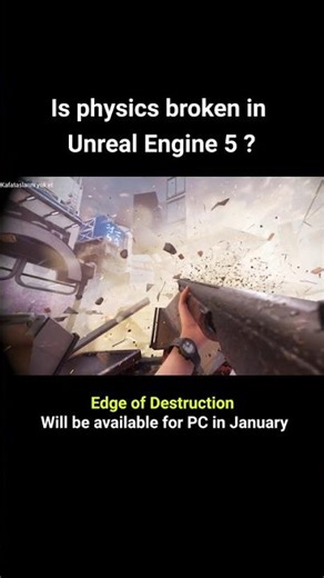Is physics Broken In Unreal Engine 5 ? #shorts