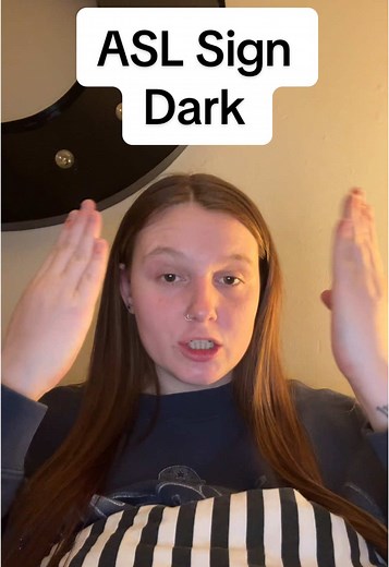 Learn ASL Signs for 'Dark' - American Sign Language Basics