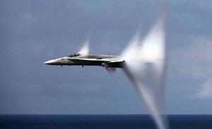 37K views · 1.4K reactions | US navy jet breaks speed of sound flying past aircraft carrier  Aero-Pictures  | Aero-Pictures | Facebook