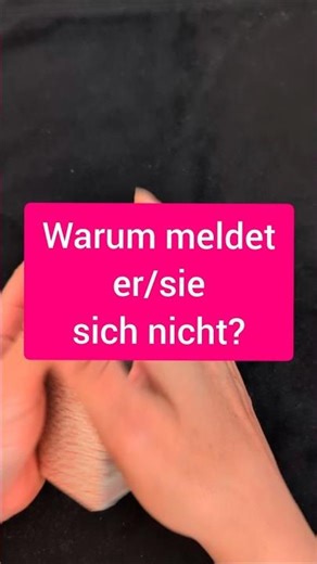 Warum meldet er/sie sich nicht? #tarot #orakelkarten #tarotreading