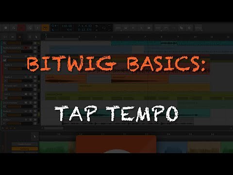 Tap Tempo: Bitwig Basics
