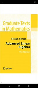 Steven Roman Advanced Linear Algebra | Advanced Linear Algebra Best Book #steven #roman
