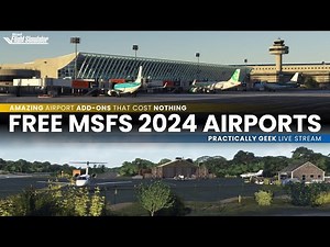 More FREE Microsoft Flight Simulator Airports | MSFS Freeware [Live Stream]