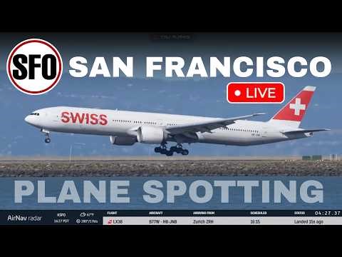 KSFO LIVE | THURSDAY APR 16 , 2026 | SAN FRANCISCO INT AIRPORT LIVE STREAM WEBCAM IRL
