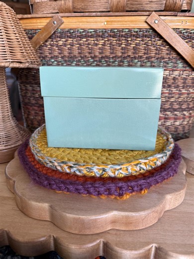 Large Green Vintage Recipe/address Box - Etsy