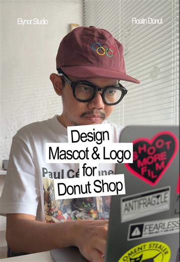 Donut Shop branding project #graphicdesign #brandingdesign #branding #logodesign #donutshop