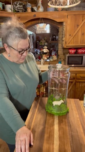 GLASS DOME EASTER ARRANGEMENT Farm Cooking With Nan Come and let's do an Easter craft project! I hope y'all love it! Hope y'all enjoy❤️Nan #farmcookingwithnan #easterproject #eastercrafts #HeIsRisen #eastercelebration #justforyou | Farm Cooking with Nan