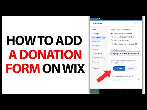 How to Add a Donation Form on Wix in 2025