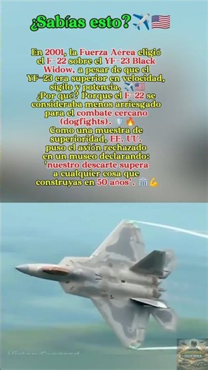 ¿Por qué el F-22 venció al YF-23 Black Widow? ✈️🇺🇸 #historia #militar #f22 #aviones #curiosidades