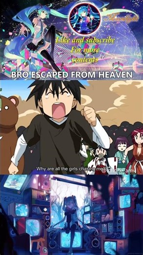 BRO ESCAPED FROM HEAVEN 🤭 || #anime #animeedit