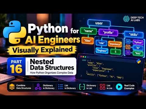 Python for AI Engineers | Nested Data Structures: How Python Organizes Complex Data