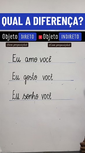Diferença entre Objeto Direto e Indireto na Gramática