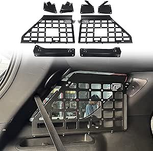 HIGH FLYING 2011-2019 for Ford Explorer Modular Storage Molle Panel System Interior Luggage Storage Carrier Trunk Organizer Aluminum Alloy Set (Side Panels)