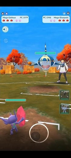 💥Mega Sableye Vs Mega Sharpedo, PVP Batalla Siniestra en Pokémon Go💥 #Pokemongo #pokémon #short