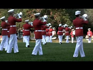 US Marines!! Sunset Parade Part I -Drum and Bugle Corps