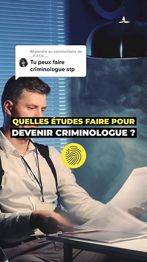 Réponse à @_.c.a.t.y.__ Quelles études faire pour devenir criminologue ? 🔍 #etudiant #etudes #crime #criminologie #criminologue