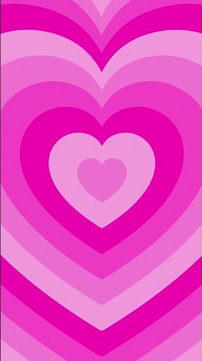 (無料動画素材) スマホ縦用 背景 ハートループ PinkVer. heart loop #shorts