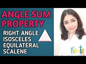 Angle sum property || triangles || class7 ll chapter 6