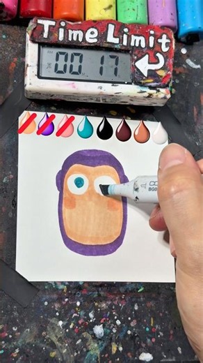 Drawing Buzz Lightyear in 40Sec(ToyStory5)