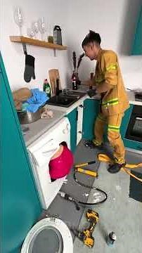 Trapped in the Washing Machine?! Watch the Rescue! 😵🔥