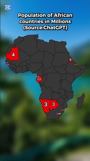 Population of African countries
