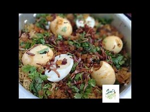 EASY COOKER EGG BIRIYANI | Sini's Kitchen